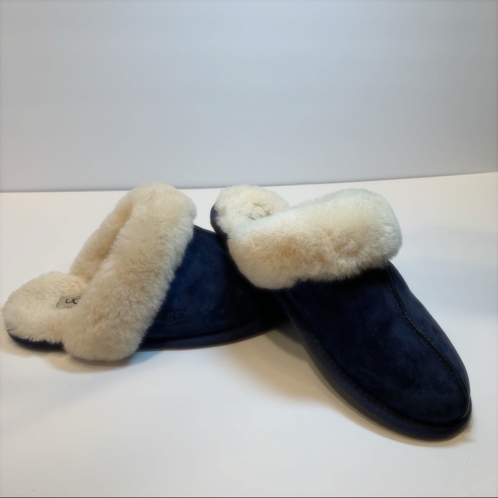 UGG Scuffette blue slippers 8